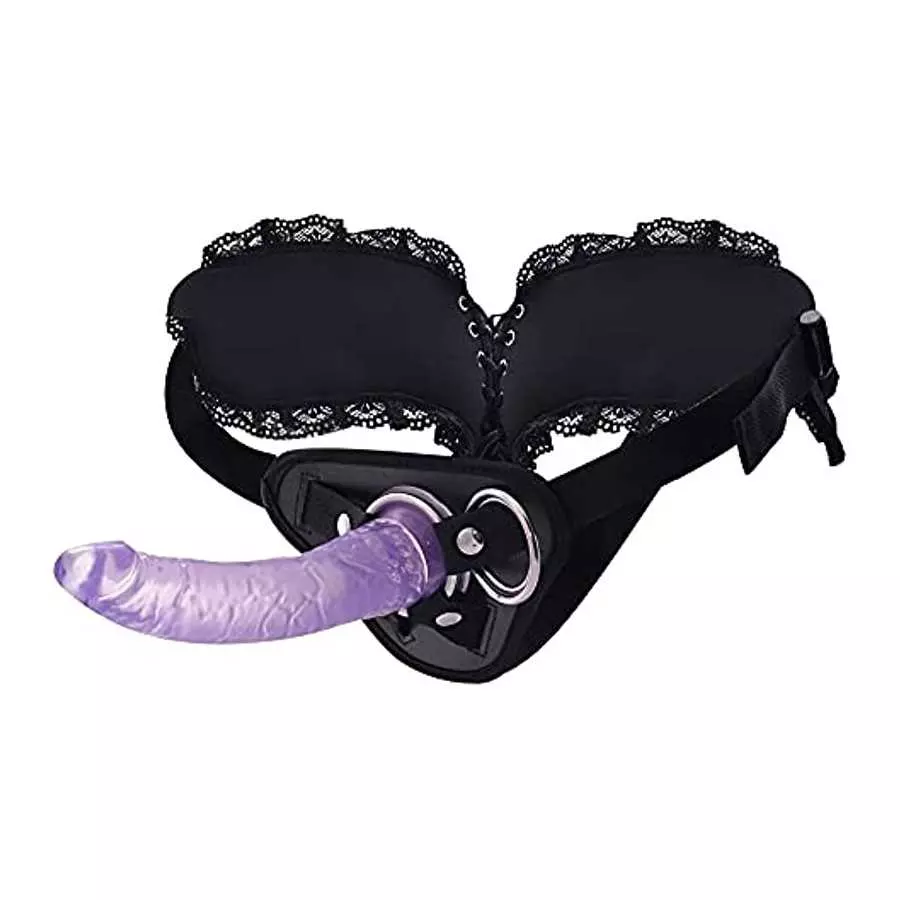 Lesbian Strap On Dildo Dong with Adjustable Harness Realistic Penis Anal Sex Toys for Woman Couples(Purple) Lesbian Strap On Dildo Dong with Adjustable Harness Realistic Penis Anal Sex Toys for Woman Couples(Purple)