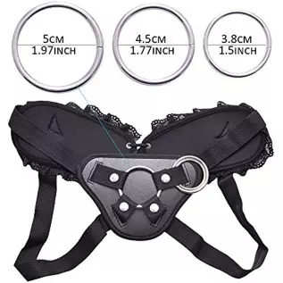 Lesbian Strap On Dildo Dong with Adjustable Harness Realistic Penis Anal Sex Toys for Woman Couples(Purple) Lesbian Strap On Dildo Dong with Adjustable Harness Realistic Penis Anal Sex Toys for Woman Couples(Purple)