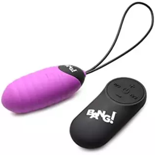 28X Ribbed Silicone Vibrating Egg with Remote Control