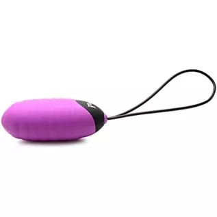 28X Ribbed Silicone Vibrating Egg with Remote Control