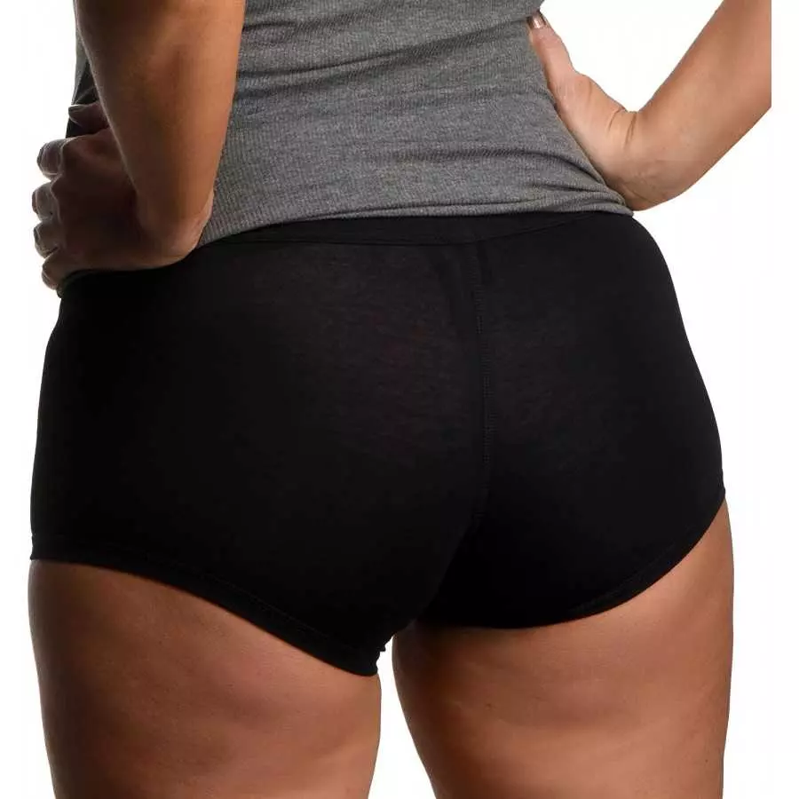 STRAP U Mod Active Style Boxer-Brief Strap-On Harness with Built in O-Ring. Pegging Toys for Couples & Sex Adult Women and Men.