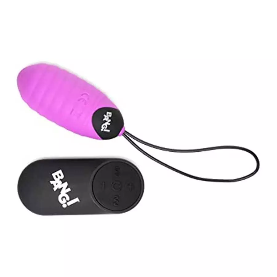 28X Ribbed Silicone Vibrating Egg with Remote Control