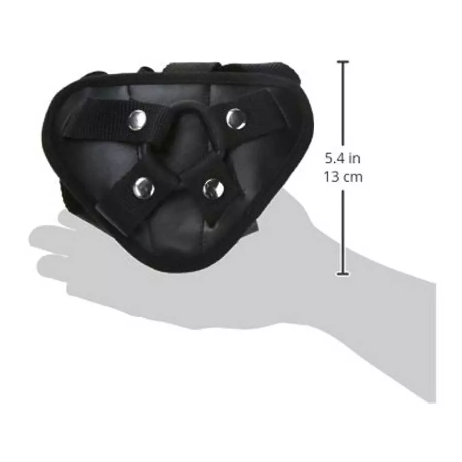 Sutra Fleece-Lined Strap On with Vibrator Pouch