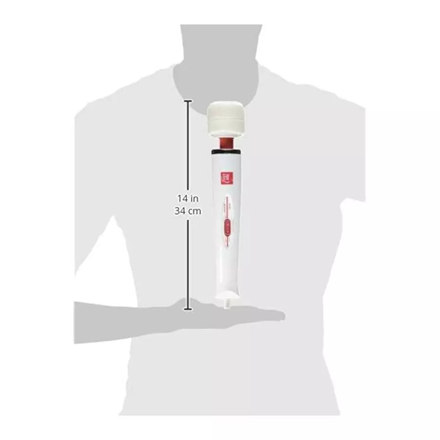 Adam & Eve Signature Toys Magic Massager, White/Red (1077000)