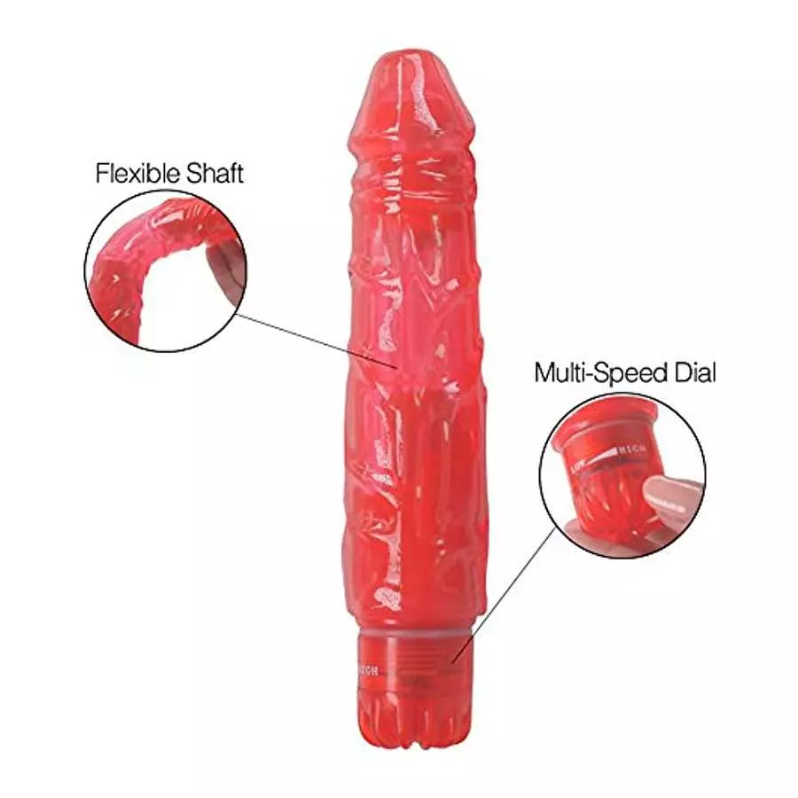 Realistic Multi-Speed Dildo Vibrator - Waterproof Penis Vibrator -Multi Speed Vibrations for Clit or G Spot Stimulation
