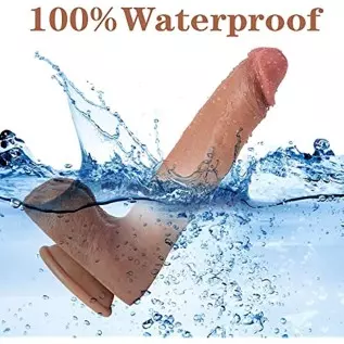 Suwuka 10" Dildo Soft Large Dildos for Women Realistic Didlo-Silicone for Vaginal G-spot&Anal Dildos Feels Like Skin Fake Penis