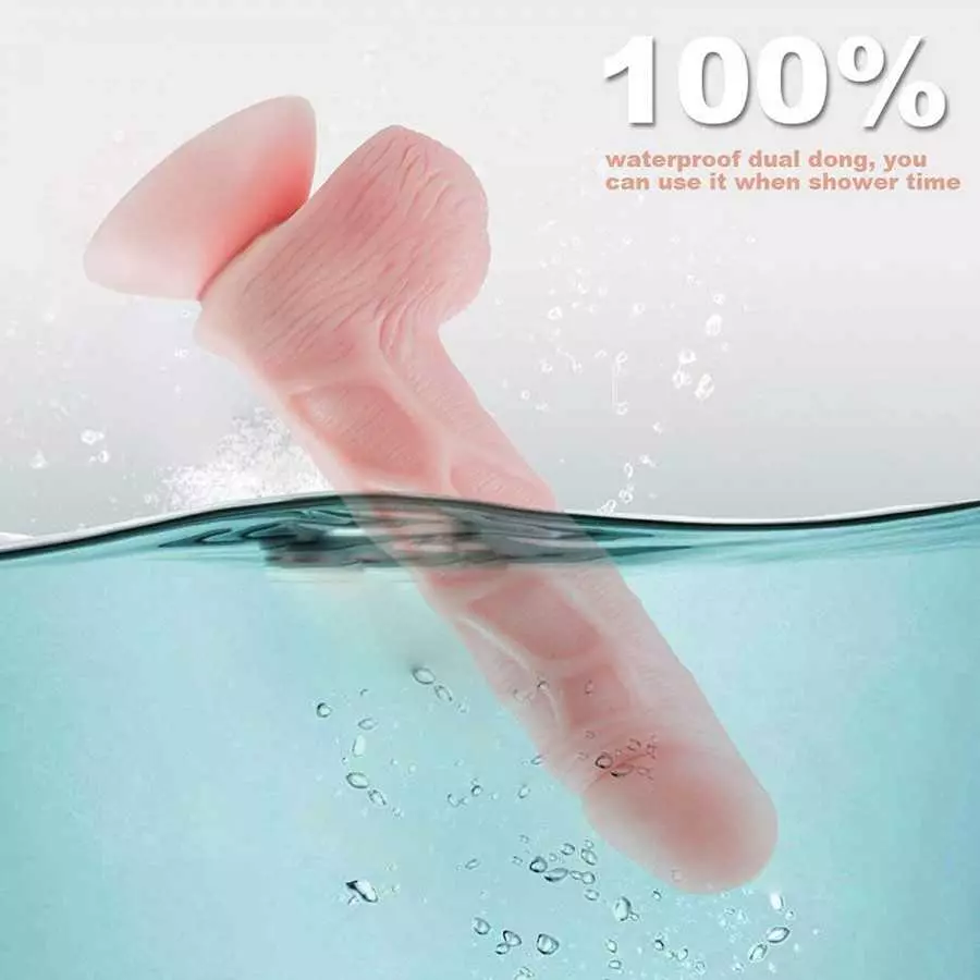 Strap-on Dildo 7.6 Clear Dildo with Strong Suction Cup,Sex Toys for Female Masturbation and Lesbian