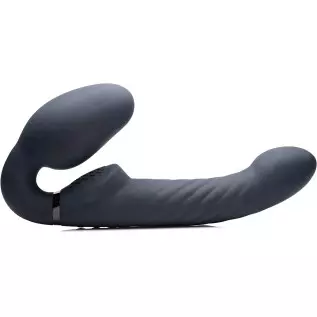 Strap U Strap-u 10x Swirl Ergo-fit Inflatable & Vibrating Strapless Strap-on - Beige Strap U Strap-u 10x Swirl Ergo-fit Inflatable & Vibrating Strapless Strap-on - Beige