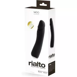 Vedo Rialto Rechargeable Realistic Vibrator (Mocha)
