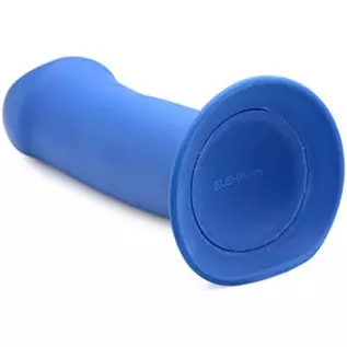 Squeezable Thick Phallic Dildo - Blue Squeezable Thick Phallic Dildo - Blue
