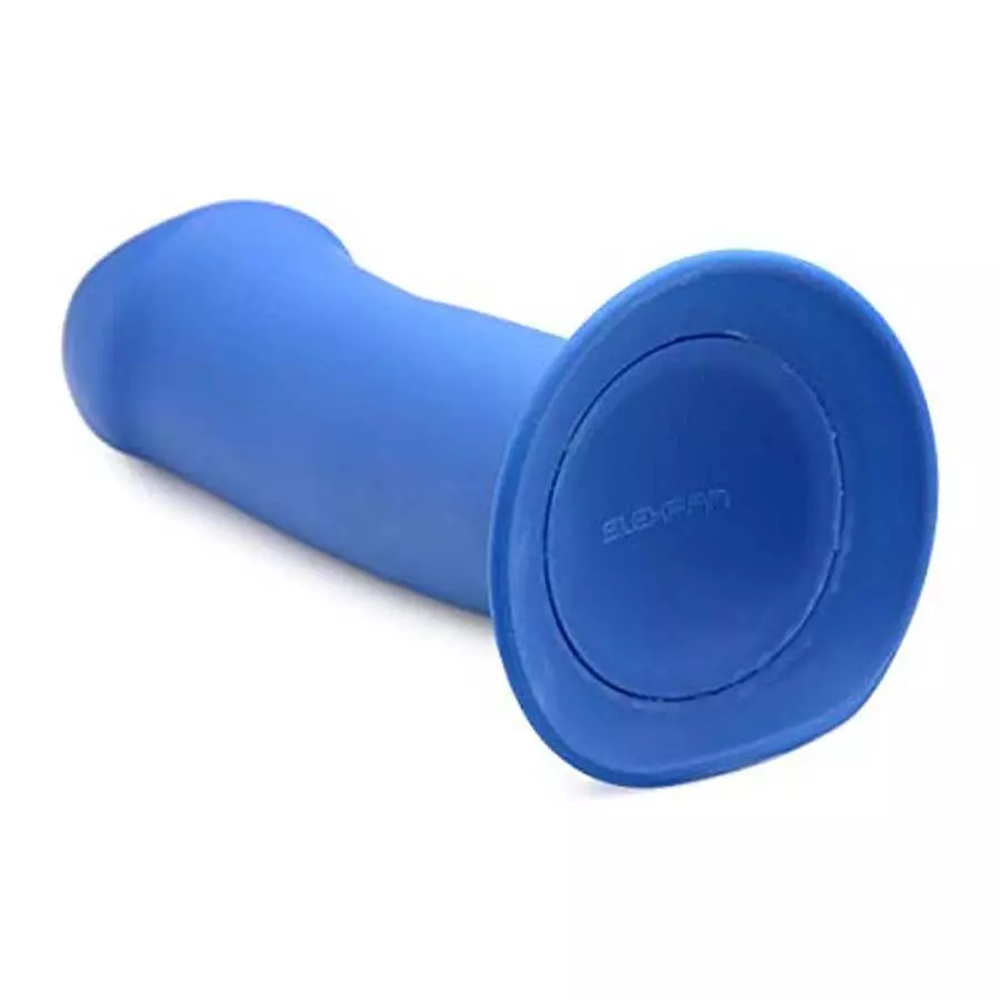 Squeezable Thick Phallic Dildo - Blue
