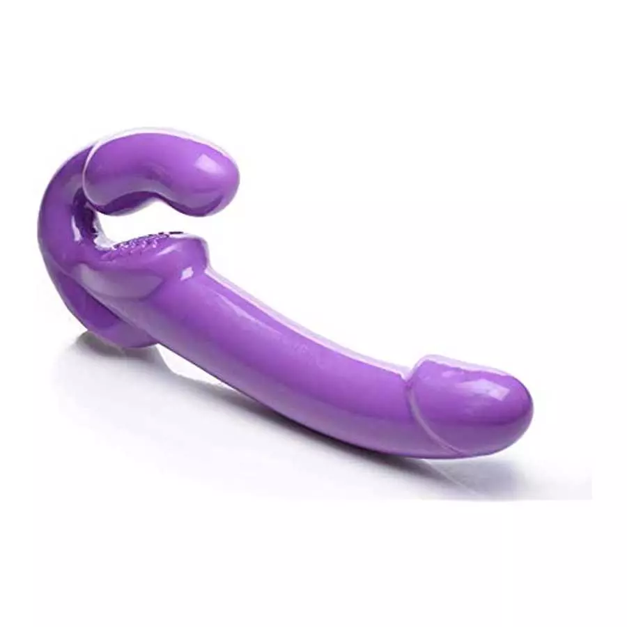 7X Revolver 2 Inch Thick Vibrating Strapless Strap-on