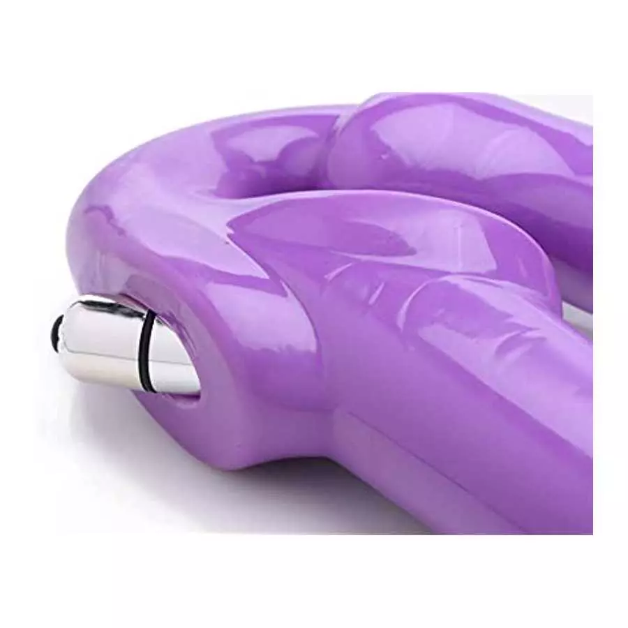 7X Revolver 2 Inch Thick Vibrating Strapless Strap-on