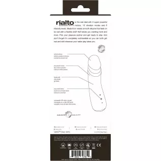 Vedo Rialto Rechargeable Realistic Vibrator (Mocha)