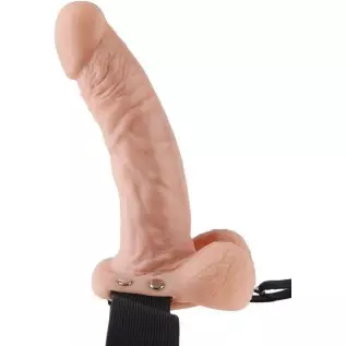 Pipedream Products Fetish Fantasy Hollow Strap On with Balls, Flesh, 7 Inch, 1 Pound Pipedream Products Fetish Fantasy Hollow Strap On with Balls, Flesh, 7 Inch, 1 Pound