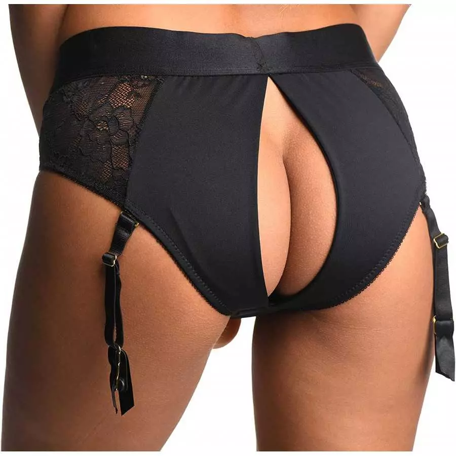 STRAP U Panty Dildo Harness with Garter Straps & Universal O-Ring That Fits Most Strap-On Dildos. Pegging Toys Sex Harness & Sex