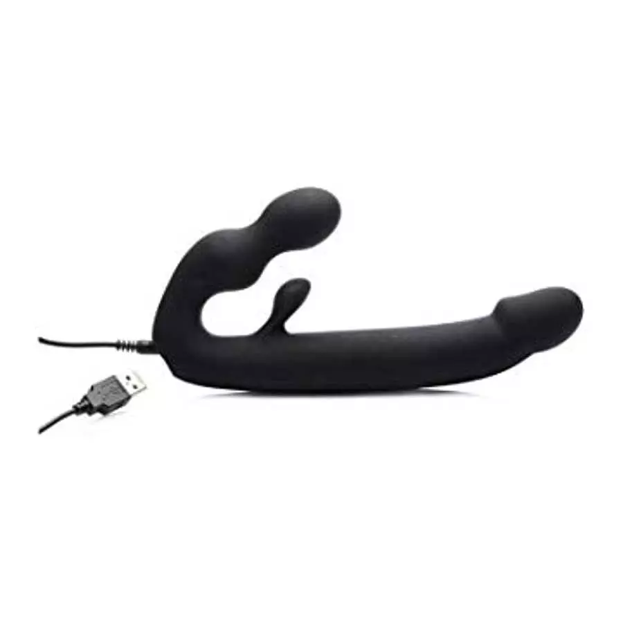 Strap U Tri-volver Rechargeable Strapless Strap On