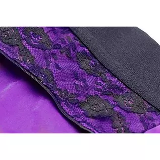 Lace Envy Pegging Set with Lace Crotchless Panty Harness and Dildo - L/XL