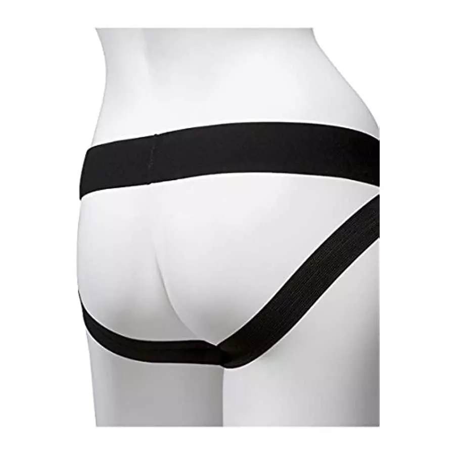 Doc Johnson Vac-U-Lock - Panty Harness with Plug - Dual Strap - Compatible with all Vac-U-Lock Dildos - Large/Extra Large