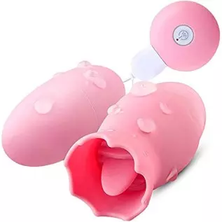 Clitoralis Stimulator for Women Licking Sucking, Tongue Oral Vibrating Adult Sex Toys for Women Pleasure with a Suction Cup, Dil