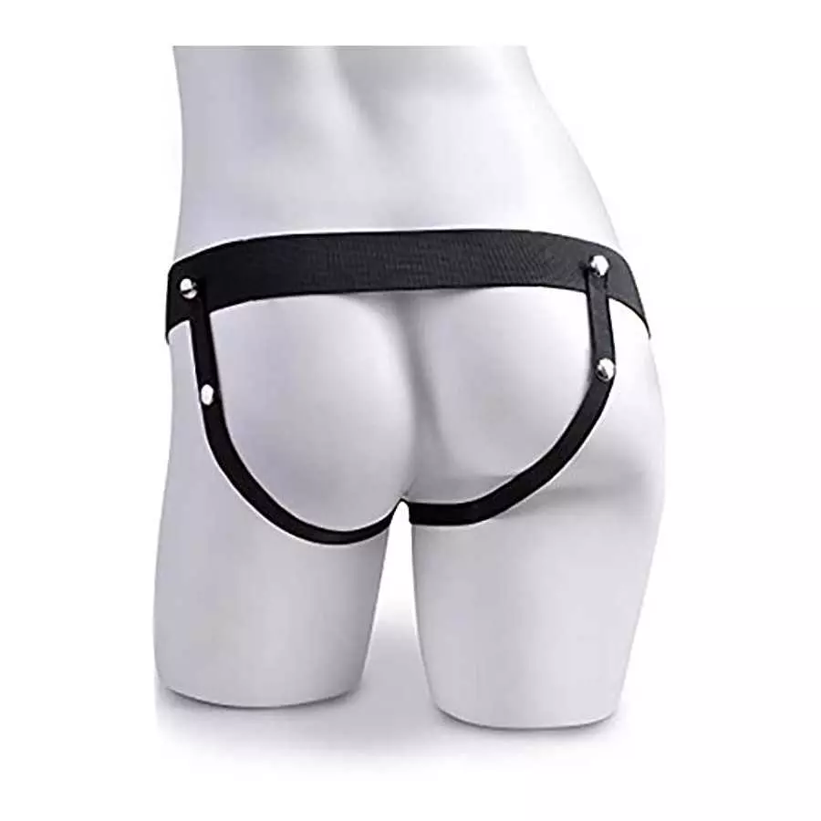 Pipedream Products Fetish Fantasy Series 9" Hollow Squirting Strap-on with Balls, Flesh