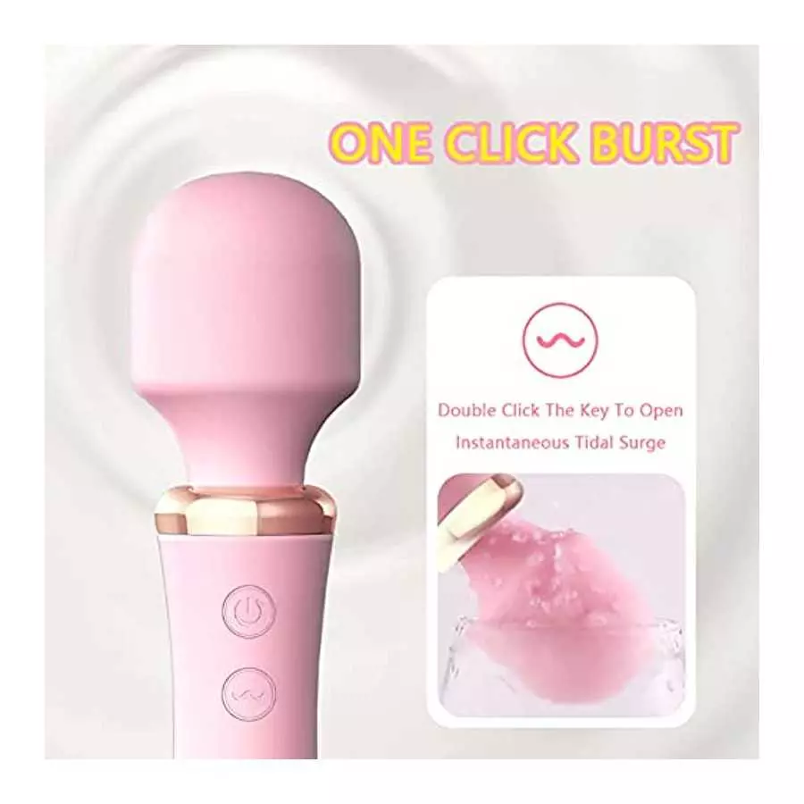 Rechargeable Personal Massager-10 Frequency Front and Rear Ddouble Vibration Heating-Perfect for Tension Relief Sex Toys,Vibrato