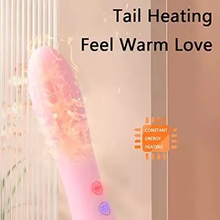 Rechargeable Personal Massager-10 Frequency Front and Rear Ddouble Vibration Heating-Perfect for Tension Relief Sex Toys,Vibrato Rechargeable Personal Massager-10 Frequency Front and Rear Ddouble Vibration Heating-Perfect for Tension Relief Sex Toys,Vibrato