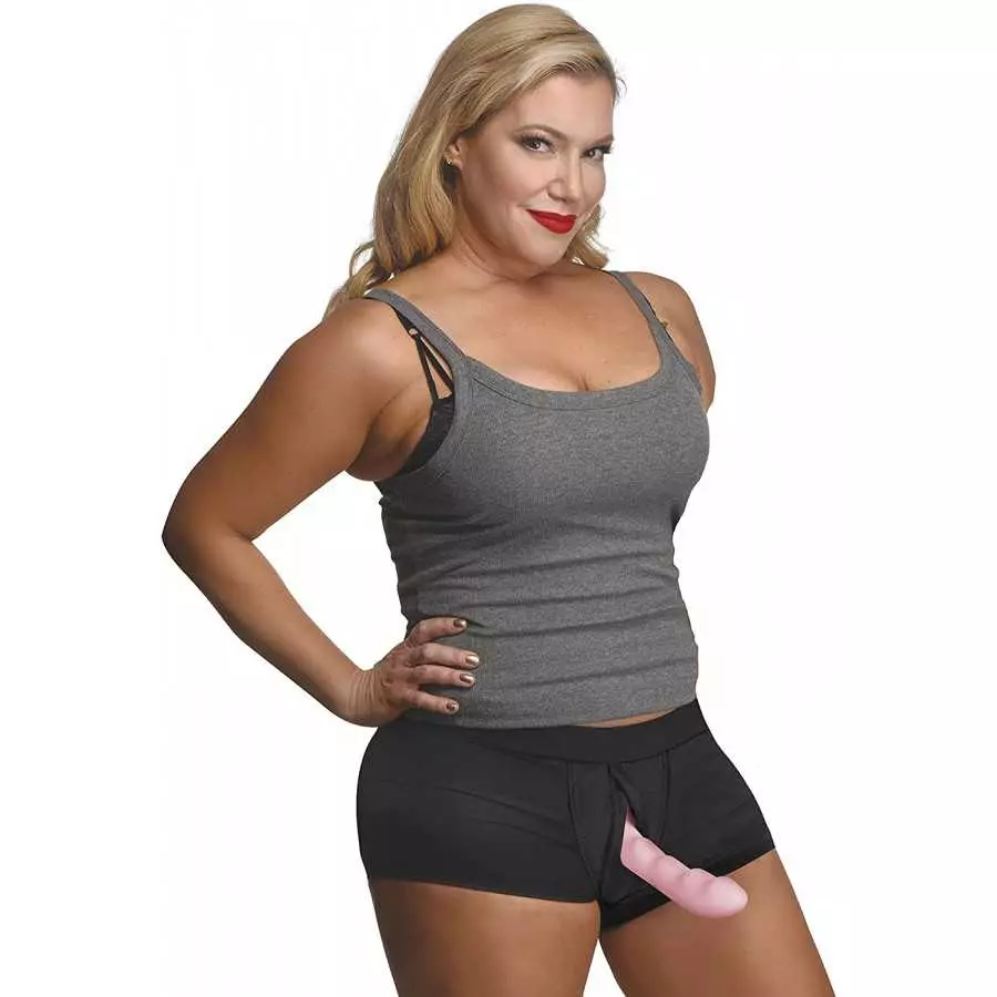 Strap U Incognito Boxer Harness w/Hidden O-Ring for Men, Women & Couples. Hidden Universal O-Ring Incognito Boxer Harness, 1 Pie