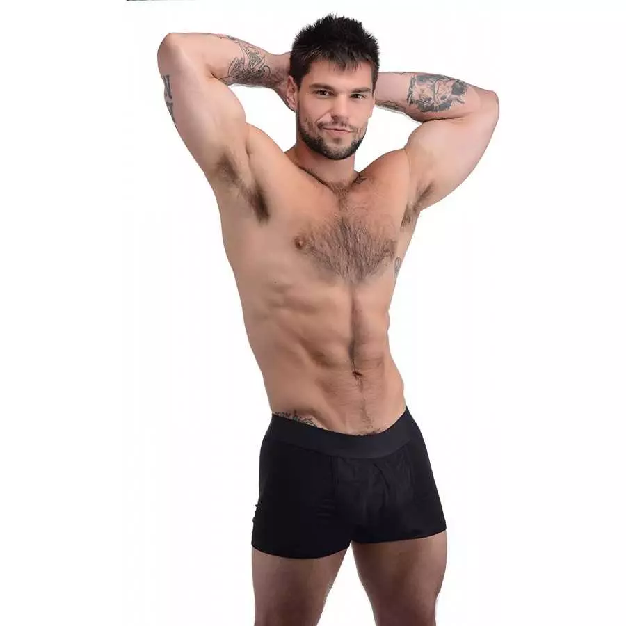 Strap U Incognito Boxer Harness w/Hidden O-Ring for Men, Women & Couples. Hidden Universal O-Ring Incognito Boxer Harness, 1 Pie