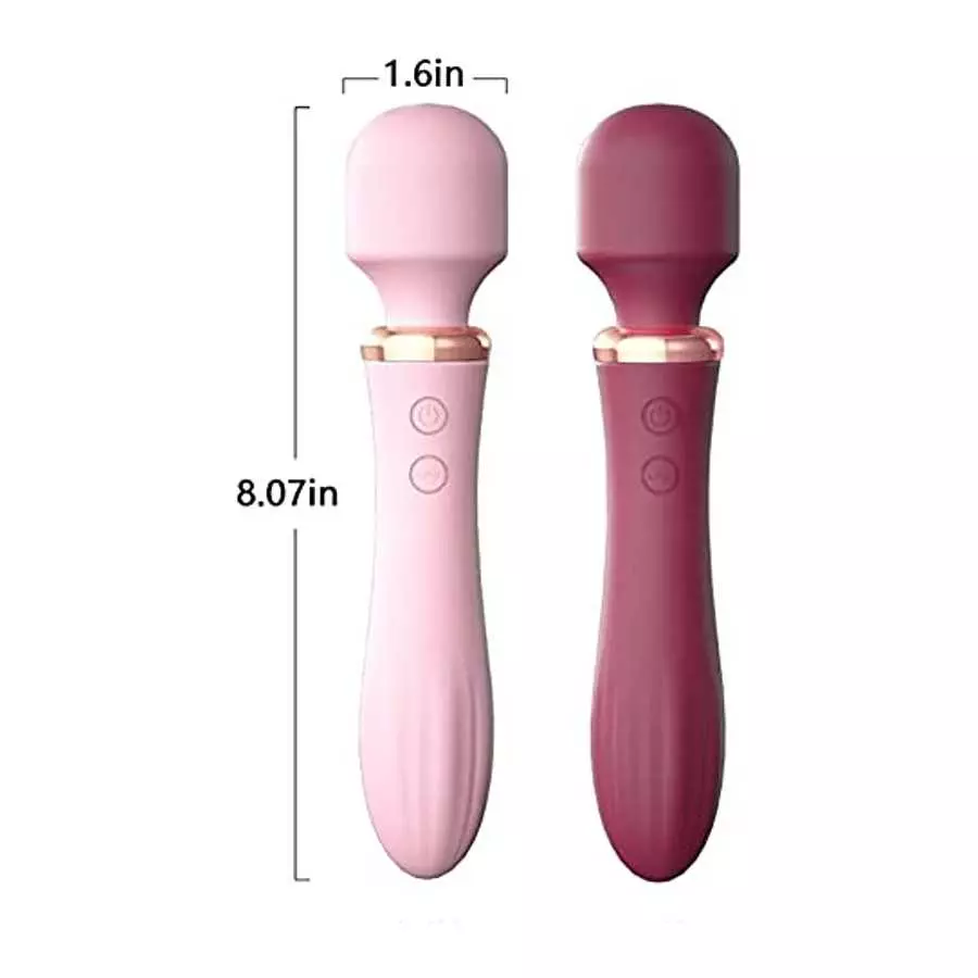 Rechargeable Personal Massager-10 Frequency Front and Rear Ddouble Vibration Heating-Perfect for Tension Relief Sex Toys,Vibrato