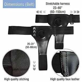 Strap on Dildo Harness for Men to Use on Women with Vibrating Hollow Dildo Strap on Dildo Harness for Men to Use on Women with Vibrating Hollow Dildo