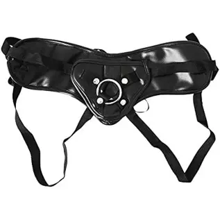 Sport Sheets Ss Plus Black Pvc Corsette Strap-On