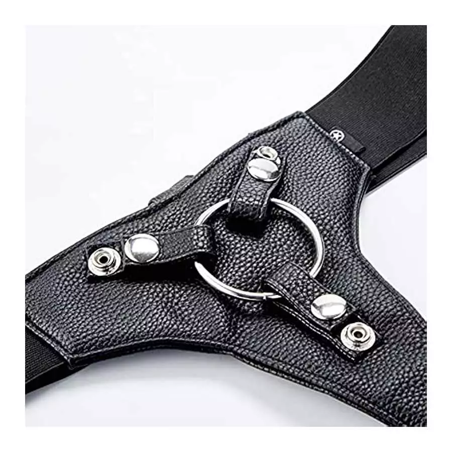 Shots - Ouch! Realistic - 7 Inch - Strap-On - Black, Black