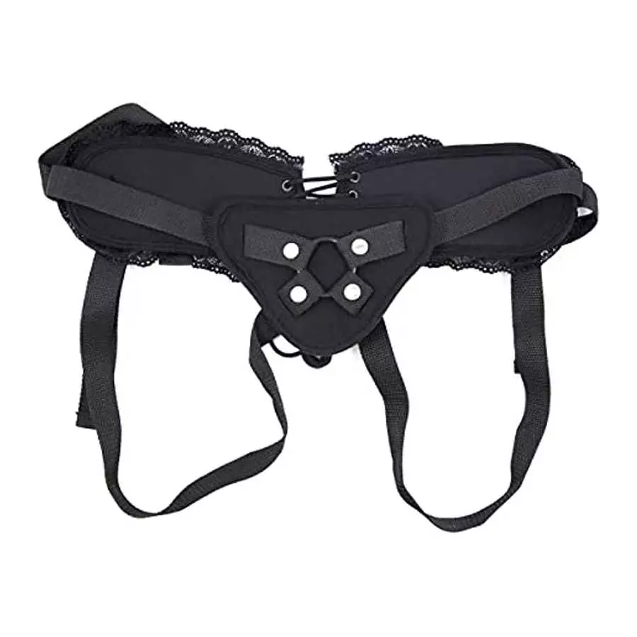 Strap On Harness for Women,Bandage Strapless Harness with O Ring and Lace,Adjustable Strap-on Harness Adult Sex Toy for Men Wome