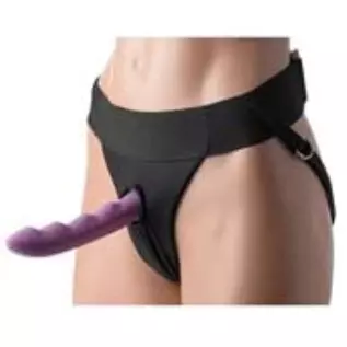 Avalon Jock Style Strap On Harness with Dildo