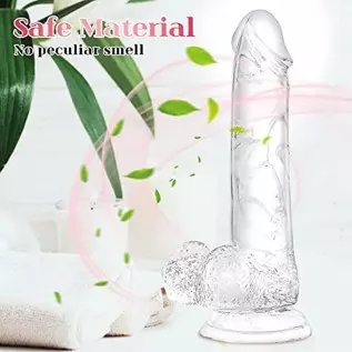 7.3 inch Soft Realistic Dildo, Human Safety Material, with Powerful Suction Cups, Suitable for Women/Men/Gay, Adult Toys for Wom 7.3 inch Soft Realistic Dildo, Human Safety Material, with Powerful Suction Cups, Suitable for Women/Men/Gay, Adult Toys for Wom