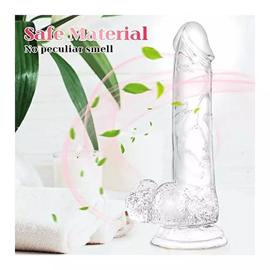 7.3 inch Soft Realistic Dildo, Human Safety Material, with Powerful Suction Cups, Suitable for Women/Men/Gay, Adult Toys for Wom