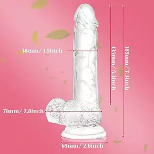 7.3 inch Soft Realistic Dildo, Human Safety Material, with Powerful Suction Cups, Suitable for Women/Men/Gay, Adult Toys for Wom 7.3 inch Soft Realistic Dildo, Human Safety Material, with Powerful Suction Cups, Suitable for Women/Men/Gay, Adult Toys for Wom