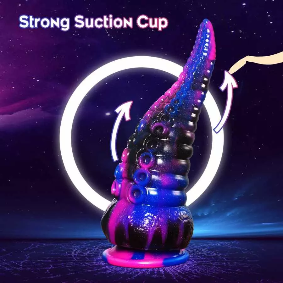 Tentacle Realistic Dildo for Women: 8.7" Big Anal Dildo with Strong Suction Cup, Huge Monster Liquid Silicone Anal Plug Prostate