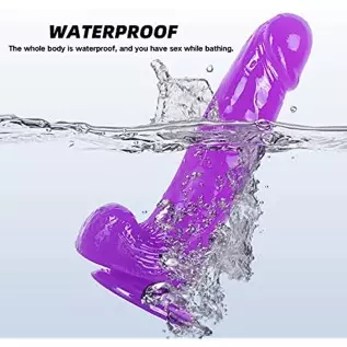 Strap on Dildo with Harness, Wearable Realistic Silicone Dildo Adult Sex Toy for Female Masturbation Women Lesbian Couples and G