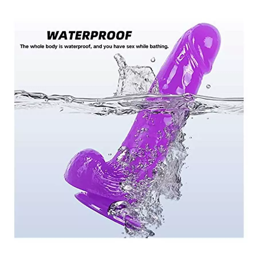 Strap on Dildo with Harness, Wearable Realistic Silicone Dildo Adult Sex Toy for Female Masturbation Women Lesbian Couples and G