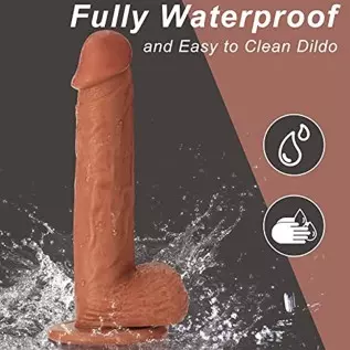 Realistic Squirting Dildo Ejaculating Penis for Beginners with Strong Suction Cup for Hands-Free Play,Soft Dildo with Curved Sha Realistic Squirting Dildo Ejaculating Penis for Beginners with Strong Suction Cup for Hands-Free Play,Soft Dildo with Curved Sha