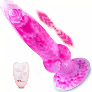 8.8 inches Thrusting Dildo Women Sex Toys - 2in1 Upgrade Fantasy Vibrating Dildo Thrusting Vibrator with 7 Modes for G-spot Stim