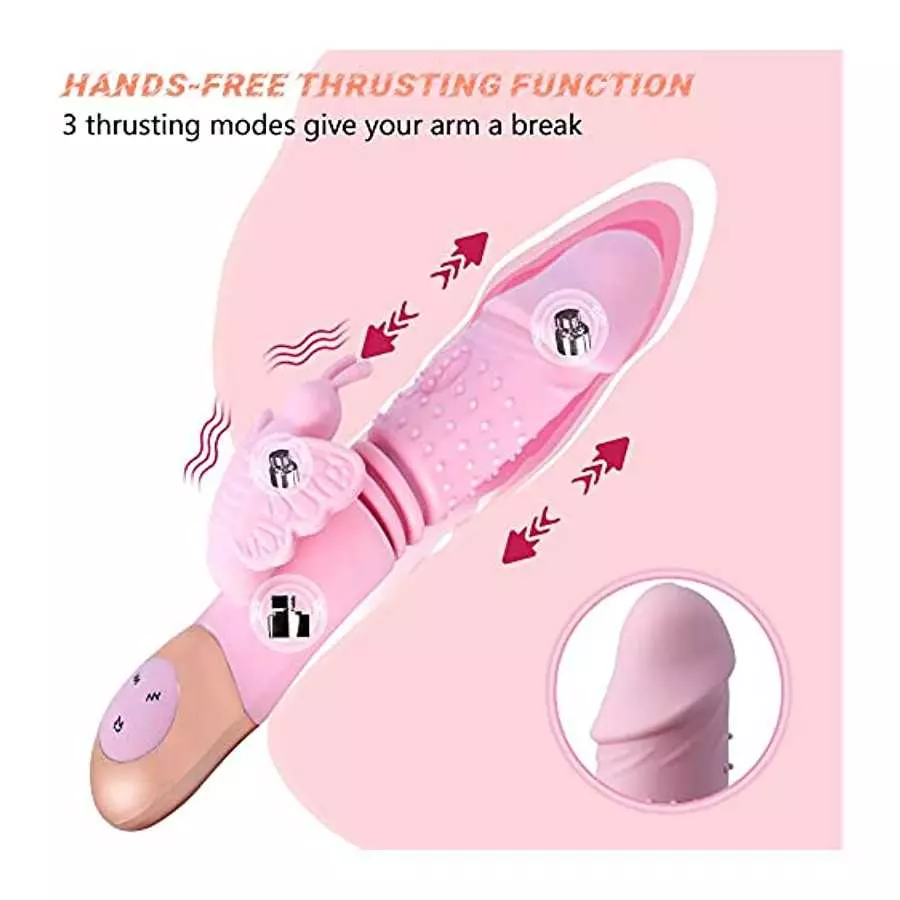 YNFKEHL G—Spot Vibrator for Vagina Stimulation, Ultra Soft Bendable Rechargeable Dildo Vibrator with 9 Vibration Patterns-Adult 