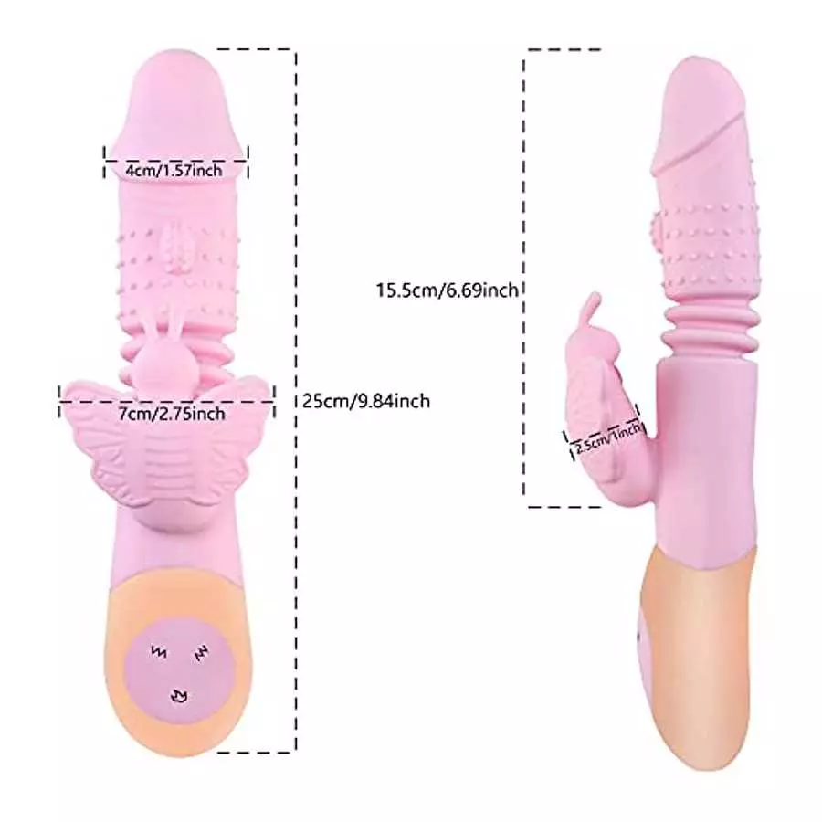 YNFKEHL G—Spot Vibrator for Vagina Stimulation, Ultra Soft Bendable Rechargeable Dildo Vibrator with 9 Vibration Patterns-Adult 