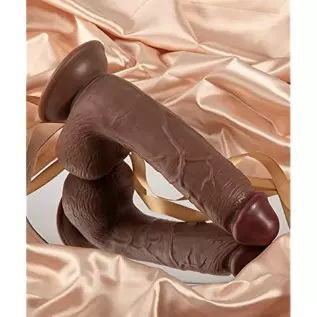 8.7 inch Realistic Dildo, Lifelike Huge Penis with Strong Suction Cup for Hands-free Play, G-Spot Stimulation Dildo Adult Sex To 8.7 inch Realistic Dildo, Lifelike Huge Penis with Strong Suction Cup for Hands-free Play, G-Spot Stimulation Dildo Adult Sex To