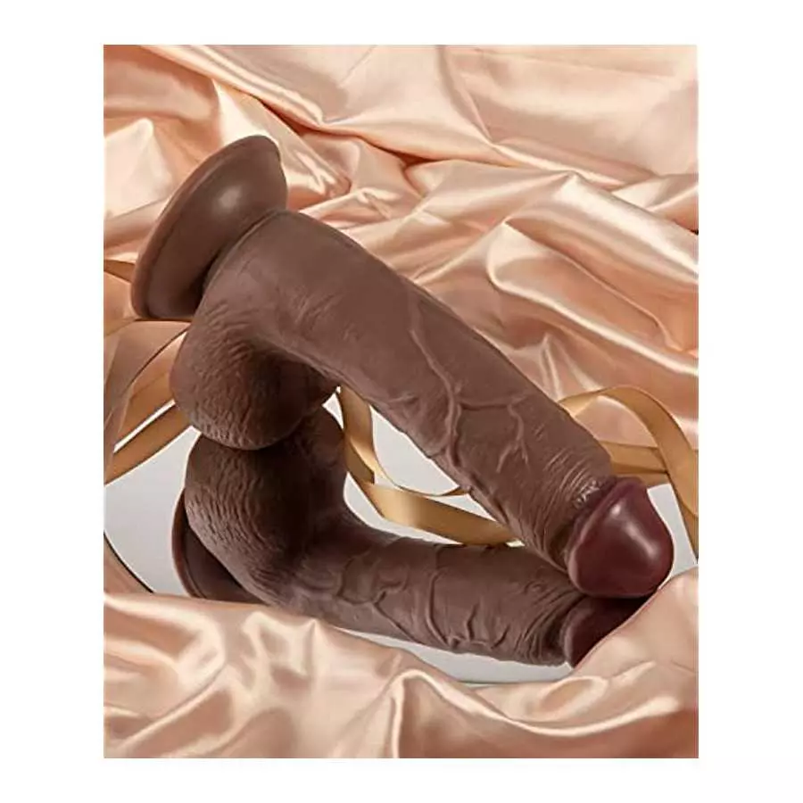 8.7 inch Realistic Dildo, Lifelike Huge Penis with Strong Suction Cup for Hands-free Play, G-Spot Stimulation Dildo Adult Sex To