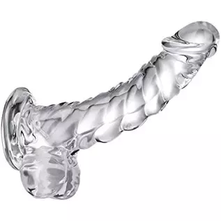 Clear Dildo 9 Inch G spot Monster Dildo,Dildo for Women with Soft Material and Strong Suction Cup for Hands-Free Play,Sex Toys f