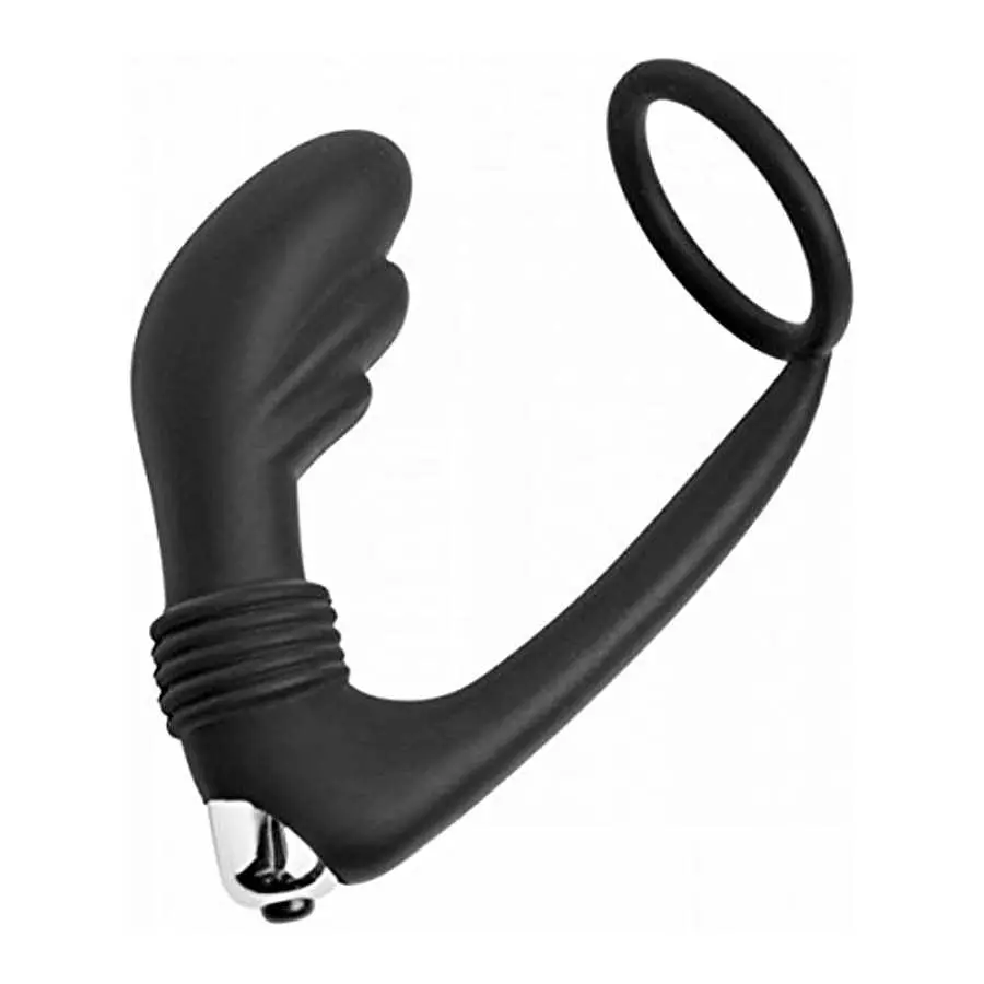 Master Series Prostatic Play Nova Silicone Cock Ring and Prostate Vibe, Assorted (ae425)