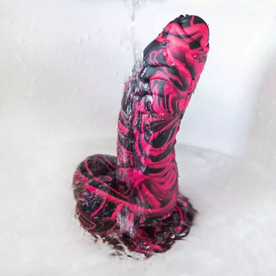 Realistic Dildo Neat and Unique, 7.16 inch Colorful Dildo with Strong Suction Cup for Hands-Free Play Adult Sex Toys for Women M